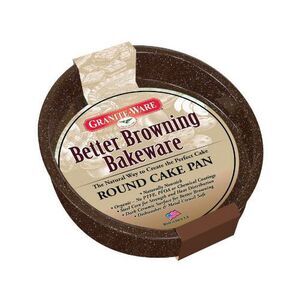 Granite Ware F0622 Better Browning 8-Inch Round Cake Pan - Brown